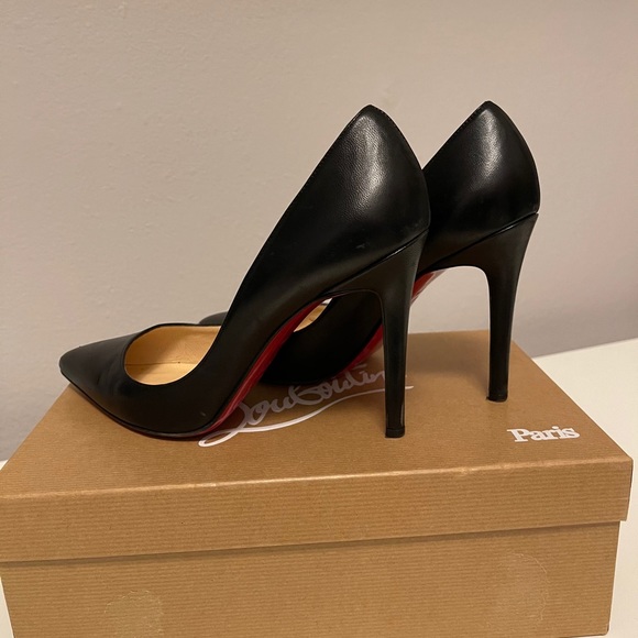 Christian Louboutin Black Pigalle Heels 100mm - Picture 7 of 12